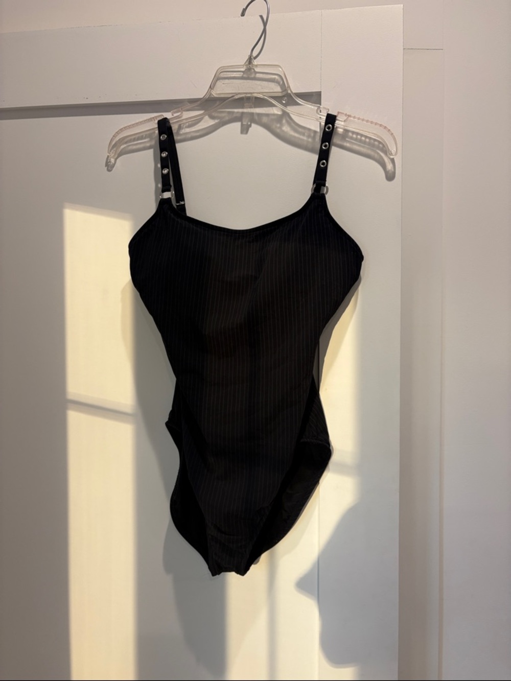 Vintage leilani one piece striped swimsuit